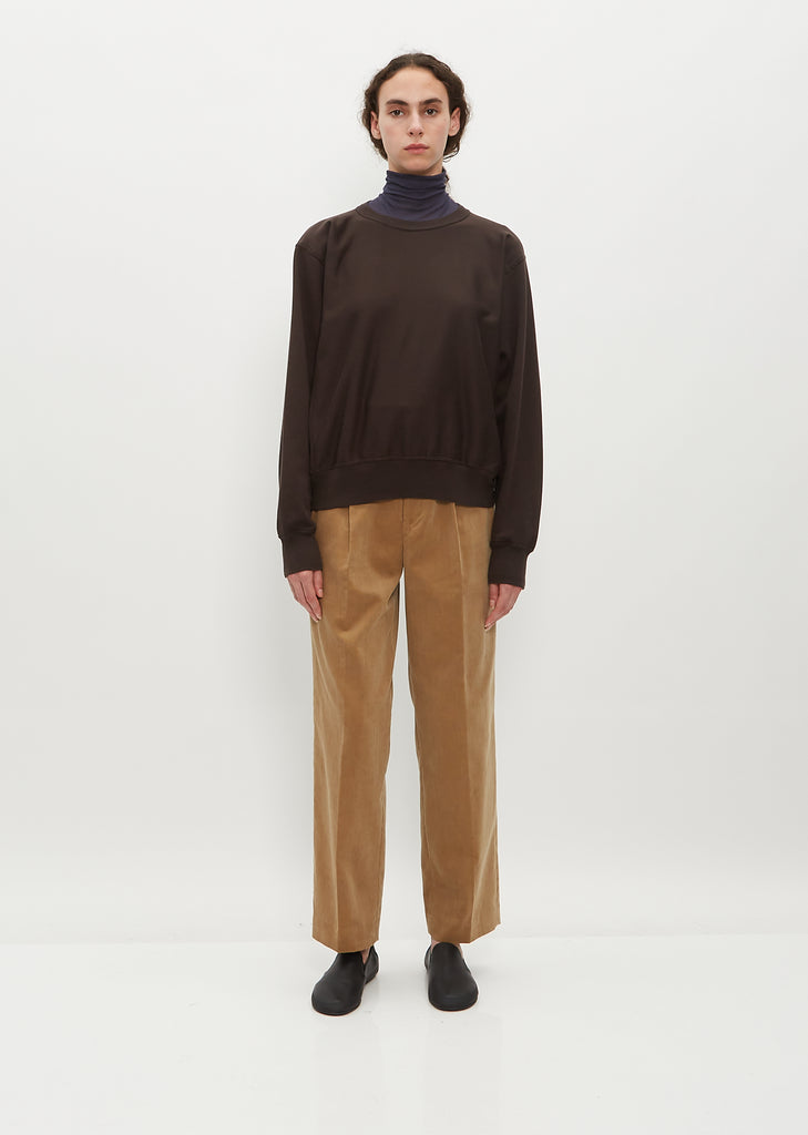 Elastic High Gauge Sweat Pull Over