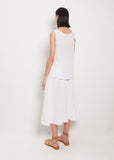 Lili Linen Tank — Bright White