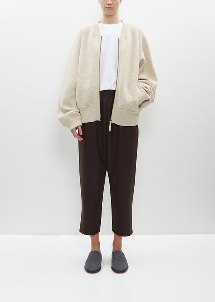 Double Knit Bomber – La Garçonne Double Knit Bomber – La Garçonne