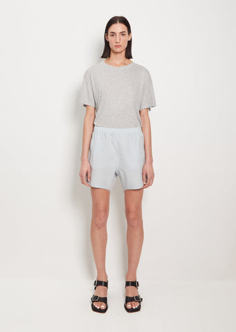 Boxer Cotton Linen Shorts