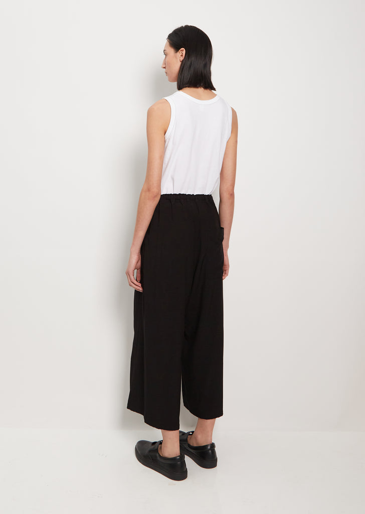 Wide Tuck Trousers