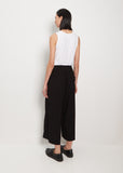 Wide Tuck Trousers