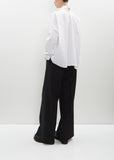 Split Collar Cotton Shirt