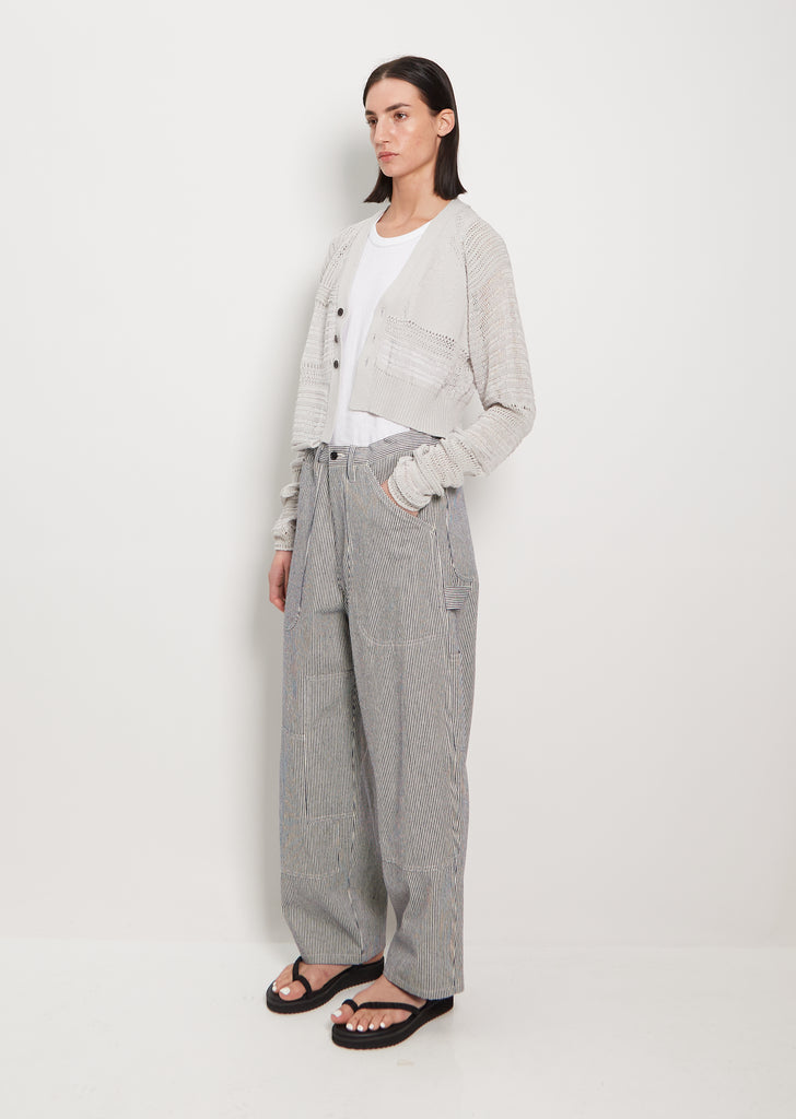 Paneled Short Cardigan