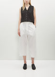 Wide & Short Trousers TC — Milk