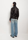 Satin Bonded Moto Jacket