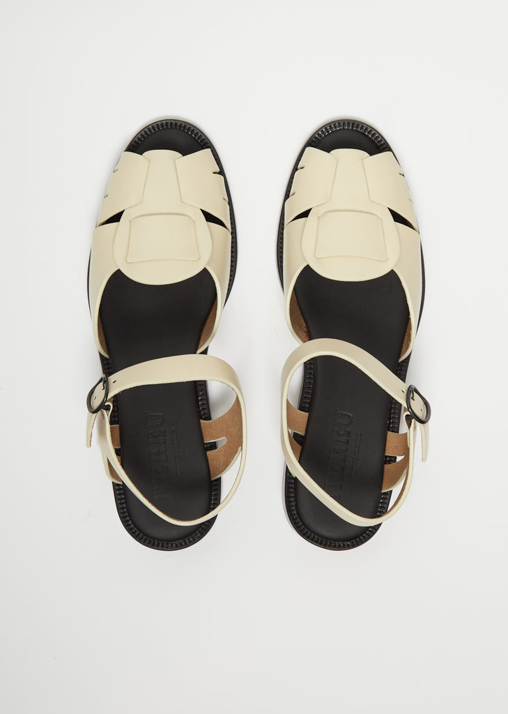 Ancora Sandal — Custard