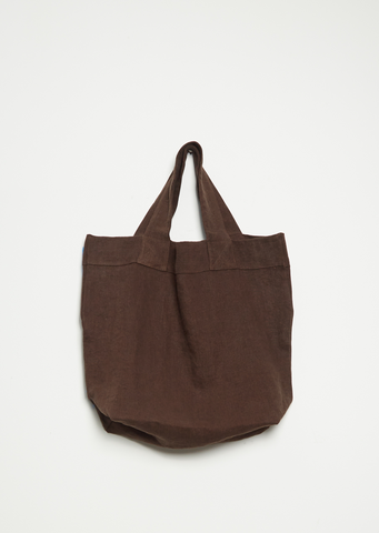 Linen Fourre Toute Bag — Ebene