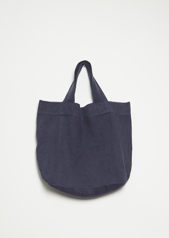Linen Fourre Toute Bag — Nuit