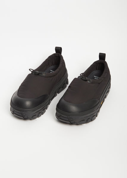 AMOMENTO VIBRAM LACE-UPLOAFER（24.5-25.5) AMOMENTO Black Vibram Lace-Up Loafers AMOMENTO
