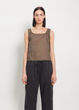 String Square Neck Top