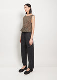 String Square Neck Top