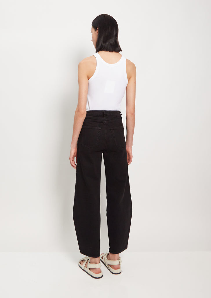 Barrel Leg Denim — Black / 30" Inseam
