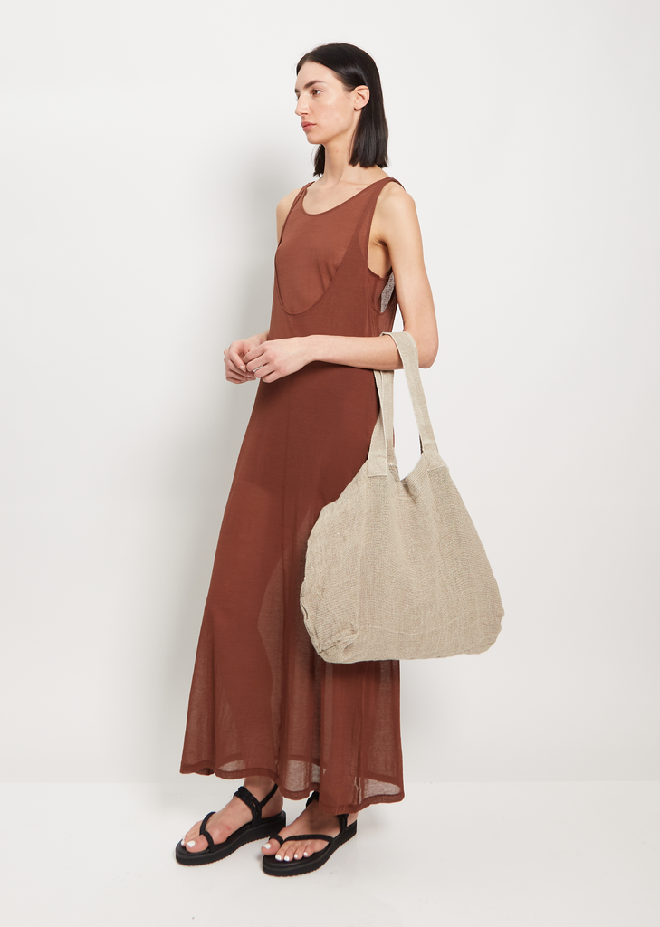 Linen Nomade XL Bag — Natur
