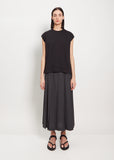 Seamless Sleeveless Tee — Black