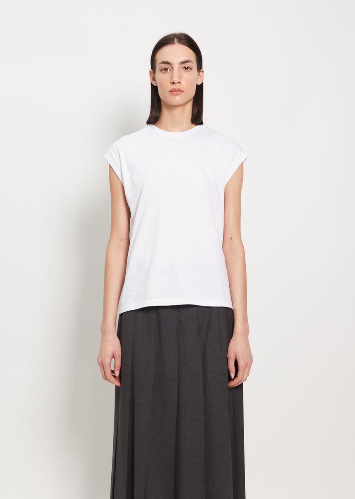 Seamless Sleeveless Tee — White