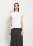 Seamless Sleeveless Tee — White