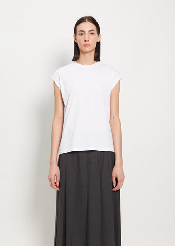 Seamless Sleeveless Tee — White
