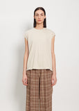 Seamless Sleeveless Tee — Brown