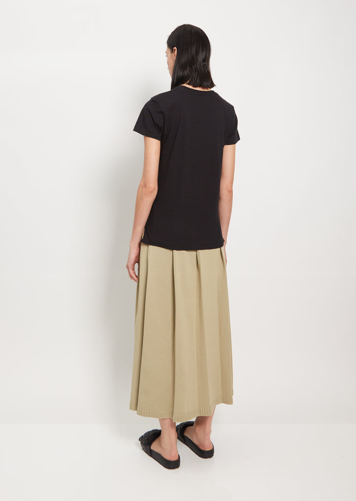 Seamless Short Sleeve Tee — Black