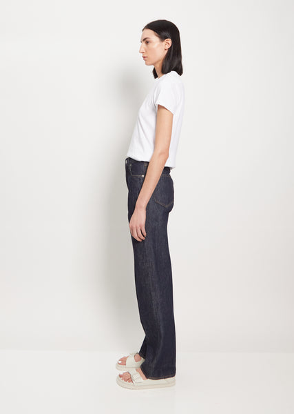 【Auralee】HARD TWIST DENIM 5P PANTS Men's Hard Twist Denim 5P Pants – La Garçonne