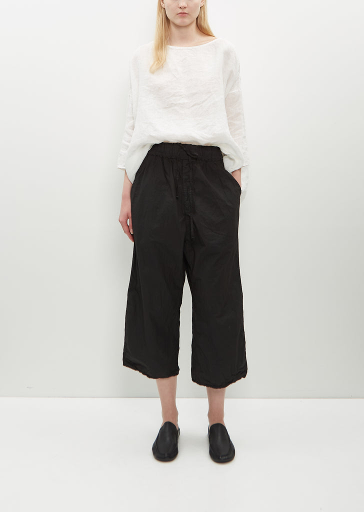 Wide & Short Trousers TC — Black