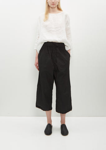 Wide & Short Trousers TC — Black