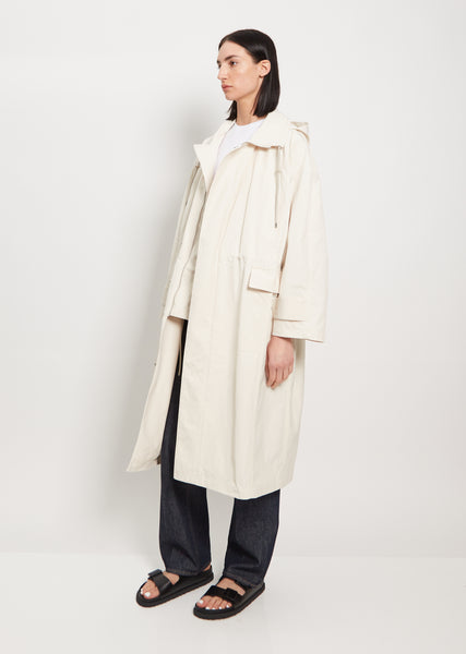 トップス AURALEE cotton parka PRODUCT DYED ORGANIC COTTON DUCK SHORT ZIP PARKA - AURALEE