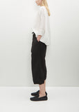 Wide & Short Trousers TC — Black