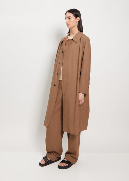 Wool Soutien Collar Coat