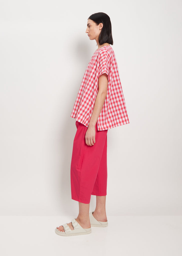 Short Sleeve Pullover Shirt — White Raspberry