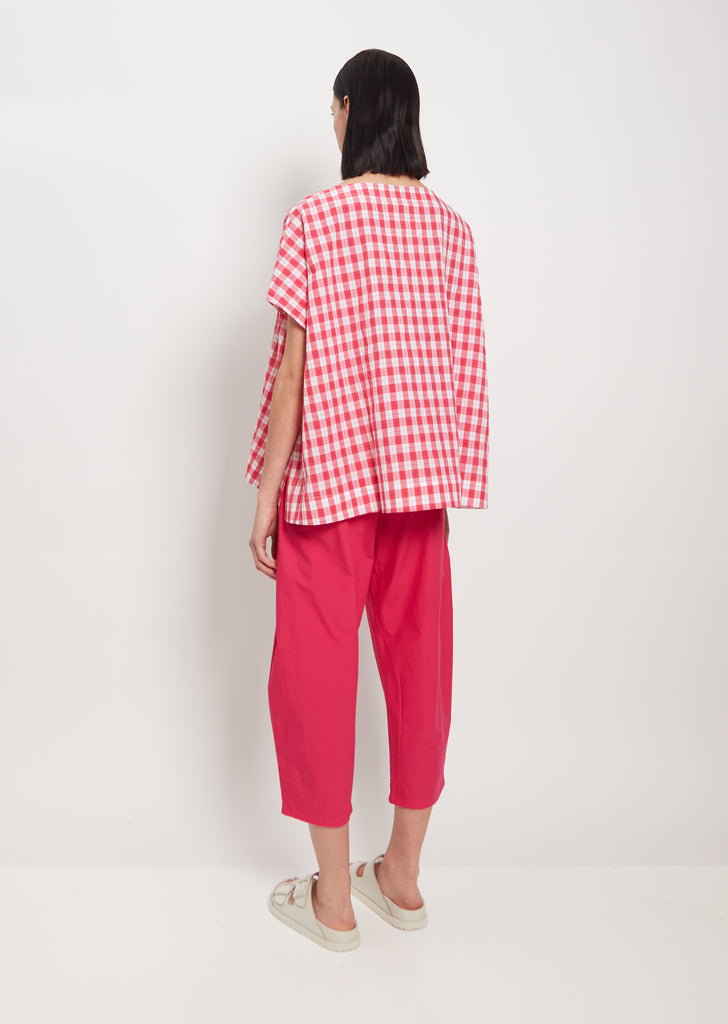 Short Sleeve Pullover Shirt — White Raspberry