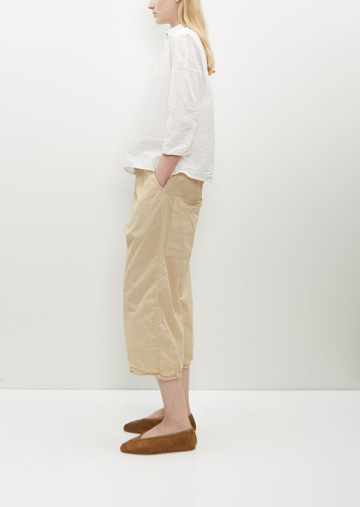 Wide & Short Trousers TC — Cream