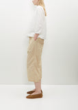 Wide & Short Trousers TC — Cream