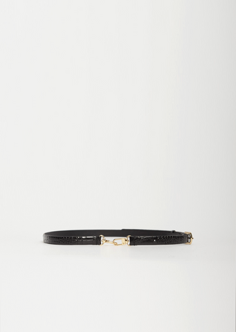 Double Clasp Leather Belt
