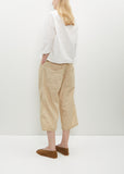 Wide & Short Trousers TC — Cream