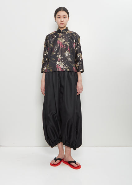 Taffeta Jacquard 3/4 Sleeve Jacket, salsa | Ulla Popken