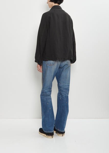 Coverall Moleskin Jacket — Black – La Garçonne