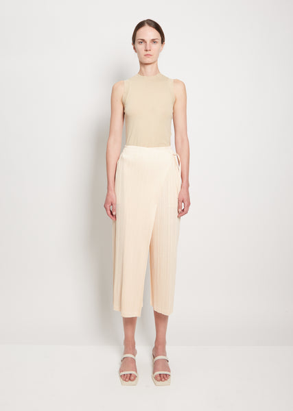 完売【新品】MYLAN マイラン Wrap Pants ラップパンツ Stone Feb2021Session106841_TMHILHPS2