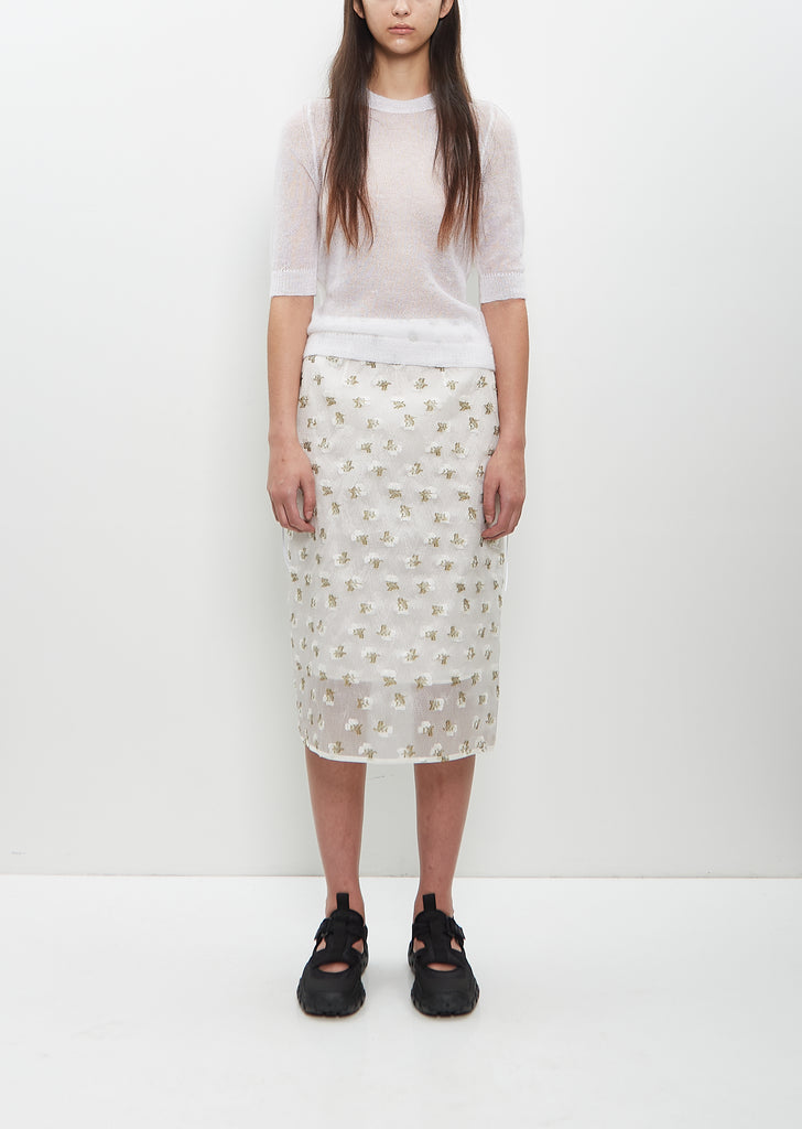 Mohair Videl Top — White