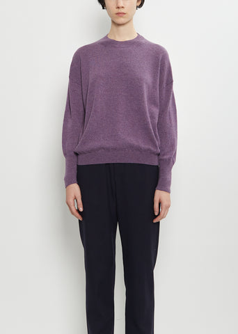 Light Cashmere Sweater — Wineberry