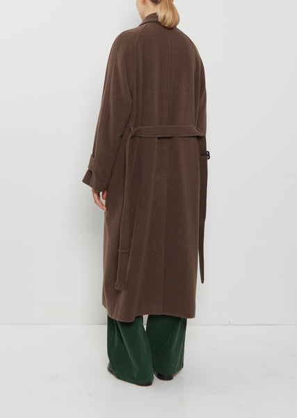 Super Fine Wool Mosser Soutien Collar Coat – La Garçonne