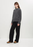 Baltra Cashmere Sweater — Anthracite Melange