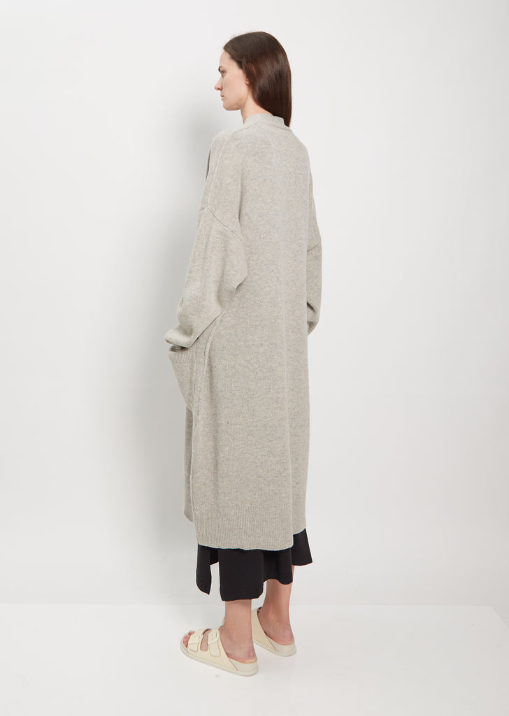 Blanket Cardigan — Light Grey
