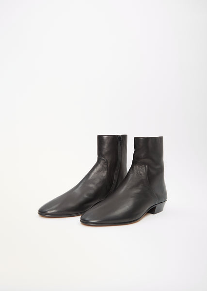 ◆THE ROW 24AW◆ アーモンド レザー パンプス / Black ◆ ◇THE ROW 24AW◇ アーモンド レザー パンプス / Black ◇ (The