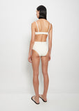Undici High Waist Bikini — Ivory