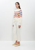 Cotton Lara Fairisle Crewneck