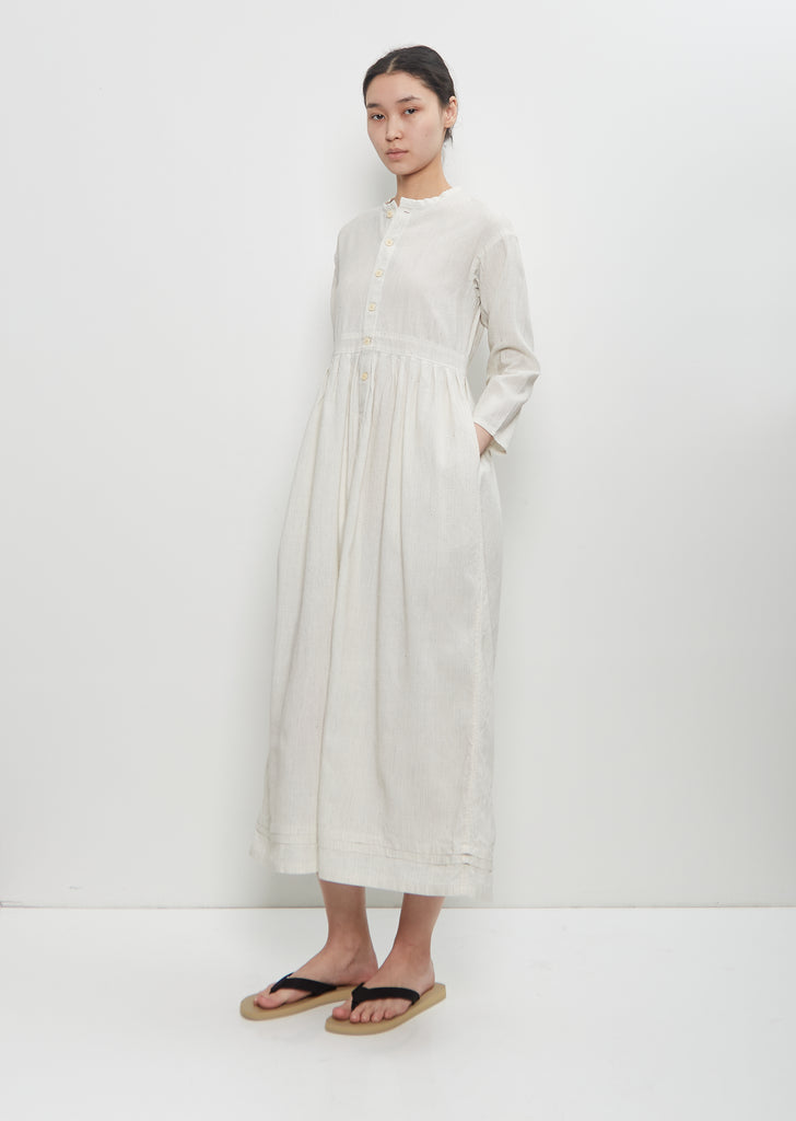 Wool Linen Lancaster Woven Dress