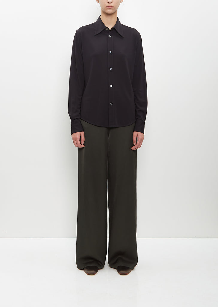 Rayon Nylon Slim Buttondown Shirt