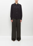 Rayon Nylon Slim Buttondown Shirt